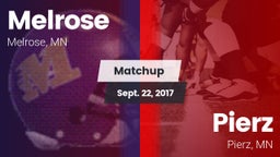 Matchup: Melrose  vs. Pierz  2017