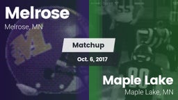 Matchup: Melrose  vs. Maple Lake  2017