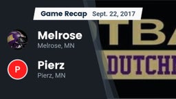 Recap: Melrose  vs. Pierz  2017