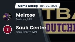Recap: Melrose  vs. Sauk Centre  2020