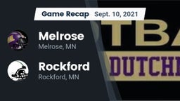 Recap: Melrose  vs. Rockford  2021