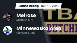 Recap: Melrose  vs. Minnewaska Area  2023