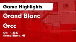 Grand Blanc  vs Grcc Game Highlights - Oct. 1, 2022