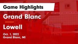 Grand Blanc  vs Lowell  Game Highlights - Oct. 1, 2022