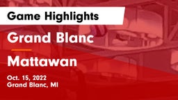 Grand Blanc  vs Mattawan  Game Highlights - Oct. 15, 2022