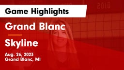 Grand Blanc  vs Skyline Game Highlights - Aug. 26, 2023