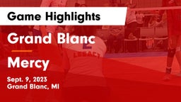 Grand Blanc  vs Mercy Game Highlights - Sept. 9, 2023
