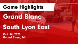 Grand Blanc  vs South Lyon East  Game Highlights - Oct. 14, 2023