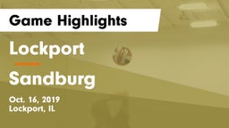 Lockport  vs Sandburg  Game Highlights - Oct. 16, 2019