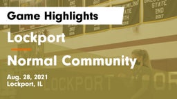 Lockport  vs Normal Community  Game Highlights - Aug. 28, 2021