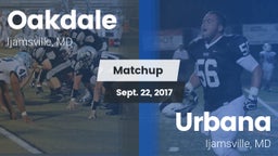 Matchup: Oakdale  vs. Urbana  2017