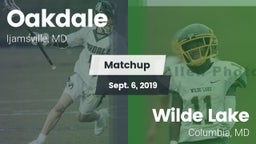 Matchup: Oakdale  vs. Wilde Lake  2019