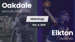 Matchup: Oakdale  vs. Elkton  2019