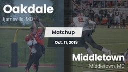 Matchup: Oakdale  vs. Middletown  2019