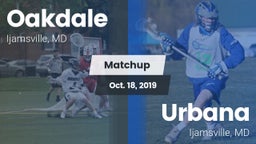 Matchup: Oakdale  vs. Urbana  2019