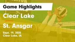 Clear Lake  vs St. Ansgar  Game Highlights - Sept. 19, 2020