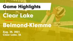 Clear Lake  vs Belmond-Klemme  Game Highlights - Aug. 28, 2021