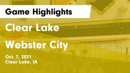 Clear Lake  vs Webster City  Game Highlights - Oct. 7, 2021