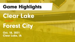 Clear Lake  vs Forest City  Game Highlights - Oct. 18, 2021