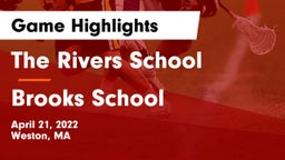 The Rivers School vs Brooks School Game Highlights - April 21, 2022