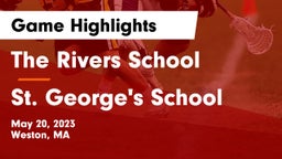The Rivers School vs St. George's School Game Highlights - May 20, 2023