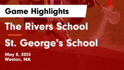 The Rivers School vs St. George's School Game Highlights - May 8, 2024