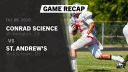 Recap: Conrad Science  vs. St. Andrew's  2016