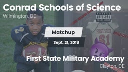 Matchup: Conrad Science High vs. First State Military Academy 2018