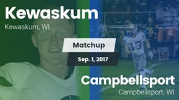 Matchup: Kewaskum  vs. Campbellsport  2017