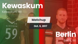 Matchup: Kewaskum  vs. Berlin  2017