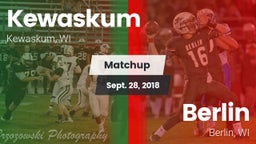 Matchup: Kewaskum  vs. Berlin  2018