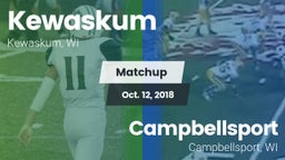 Matchup: Kewaskum  vs. Campbellsport  2018