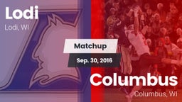 Matchup: Lodi  vs. Columbus  2016