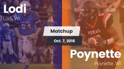 Matchup: Lodi  vs. Poynette  2016