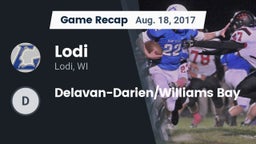 Recap: Lodi  vs. Delavan-Darien/Williams Bay 2017