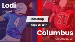 Matchup: Lodi  vs. Columbus  2017