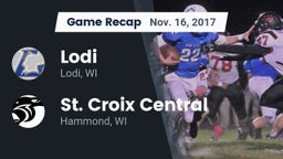 Recap: Lodi  vs. St. Croix Central  2017
