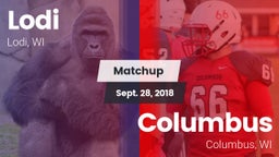 Matchup: Lodi  vs. Columbus  2018