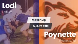 Matchup: Lodi  vs. Poynette  2019
