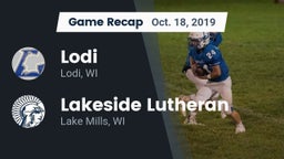 Recap: Lodi  vs. Lakeside Lutheran  2019