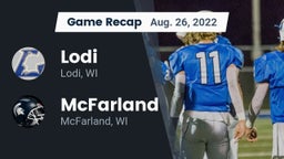 Recap: Lodi  vs. McFarland  2022