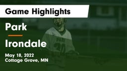 Park  vs Irondale  Game Highlights - May 18, 2022