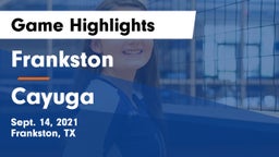 Frankston  vs Cayuga  Game Highlights - Sept. 14, 2021