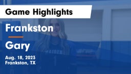 Frankston  vs Gary  Game Highlights - Aug. 18, 2023