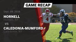 Recap: Hornell  vs. Caledonia-Mumford  2016
