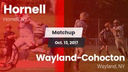 Matchup: Hornell  vs. Wayland-Cohocton  2017