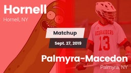Matchup: Hornell  vs. Palmyra-Macedon  2019