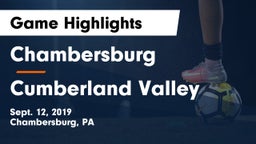 Chambersburg  vs Cumberland Valley  Game Highlights - Sept. 12, 2019