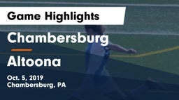 Chambersburg  vs Altoona Game Highlights - Oct. 5, 2019