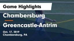 Chambersburg  vs Greencastle-Antrim  Game Highlights - Oct. 17, 2019